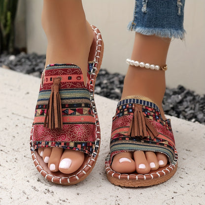 Bohemian Sandals Summer Flat Slides