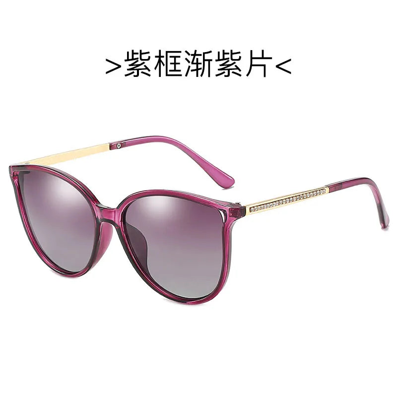 New Lady Polarized Sunglasses Big Glasses Fashion Sunglasses Driver Mirror Restoring Ancient Ways Motorcycle Running Travel