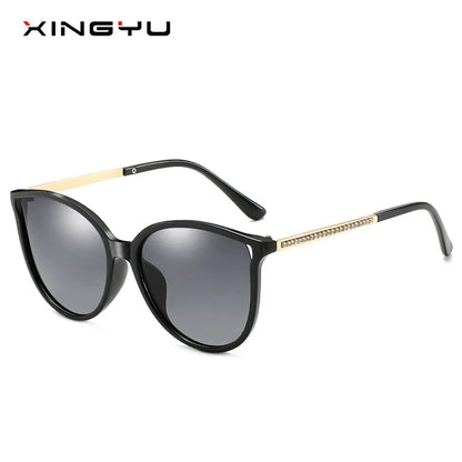 New Lady Polarized Sunglasses Big Glasses Fashion Sunglasses Driver Mirror Restoring Ancient Ways Motorcycle Running Travel