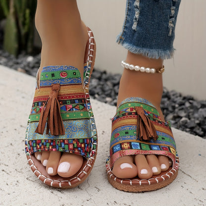 Bohemian Sandals Summer Flat Slides