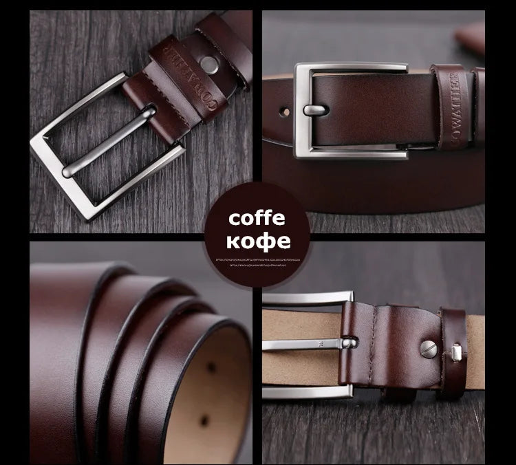 Leather belt