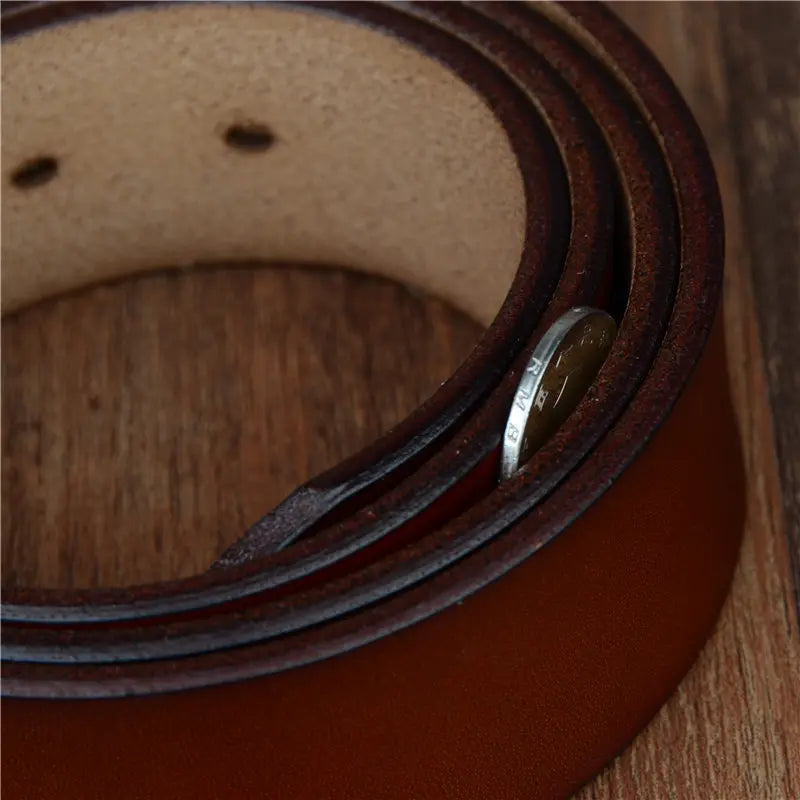 Leather belt