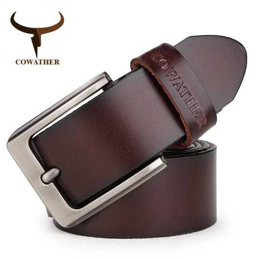 Leather belt