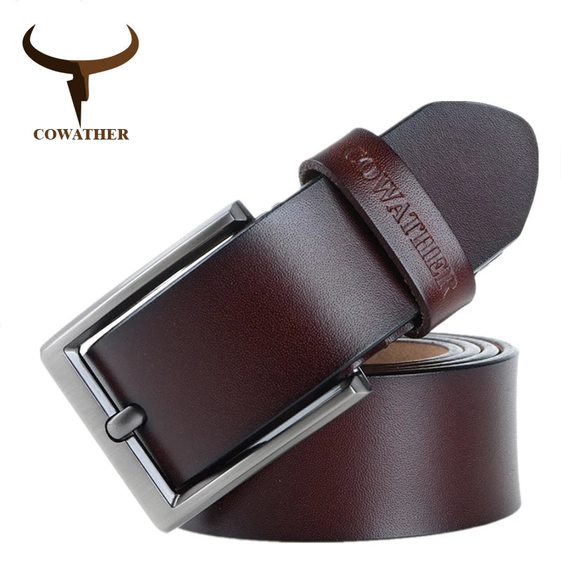 Leather belt