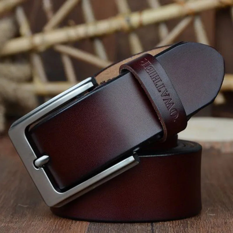 Leather belt