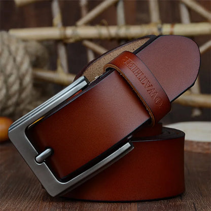 Leather belt