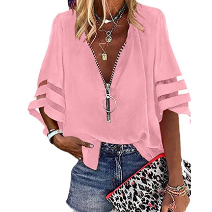 Women's Elegant Off Shoulder Shirt Blouse