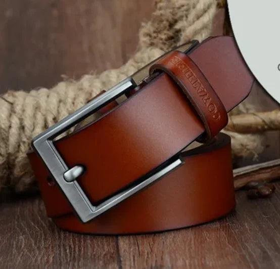 Leather belt