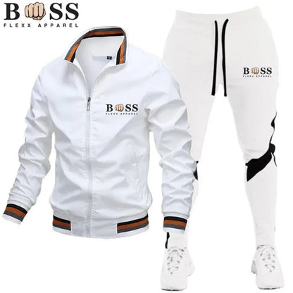 New Men's Jacket Set Casual Set