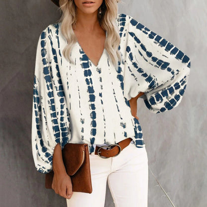 Off-Shoulder Chiffon Blouse