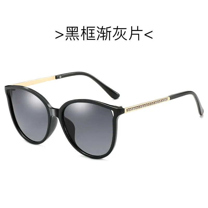 New Lady Polarized Sunglasses Big Glasses Fashion Sunglasses Driver Mirror Restoring Ancient Ways Motorcycle Running Travel